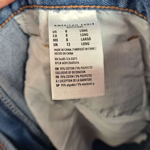 American Eagle Mom Jean size 8 - Picture 6 of 6